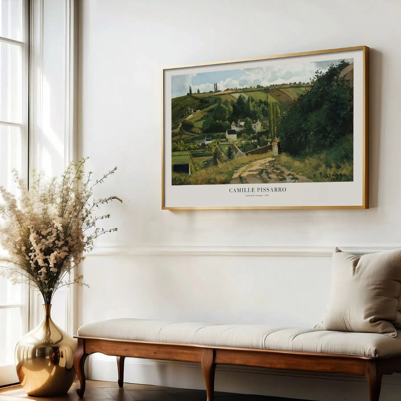Camille Pissarro – Colina de Jalais, Pontoise Póster