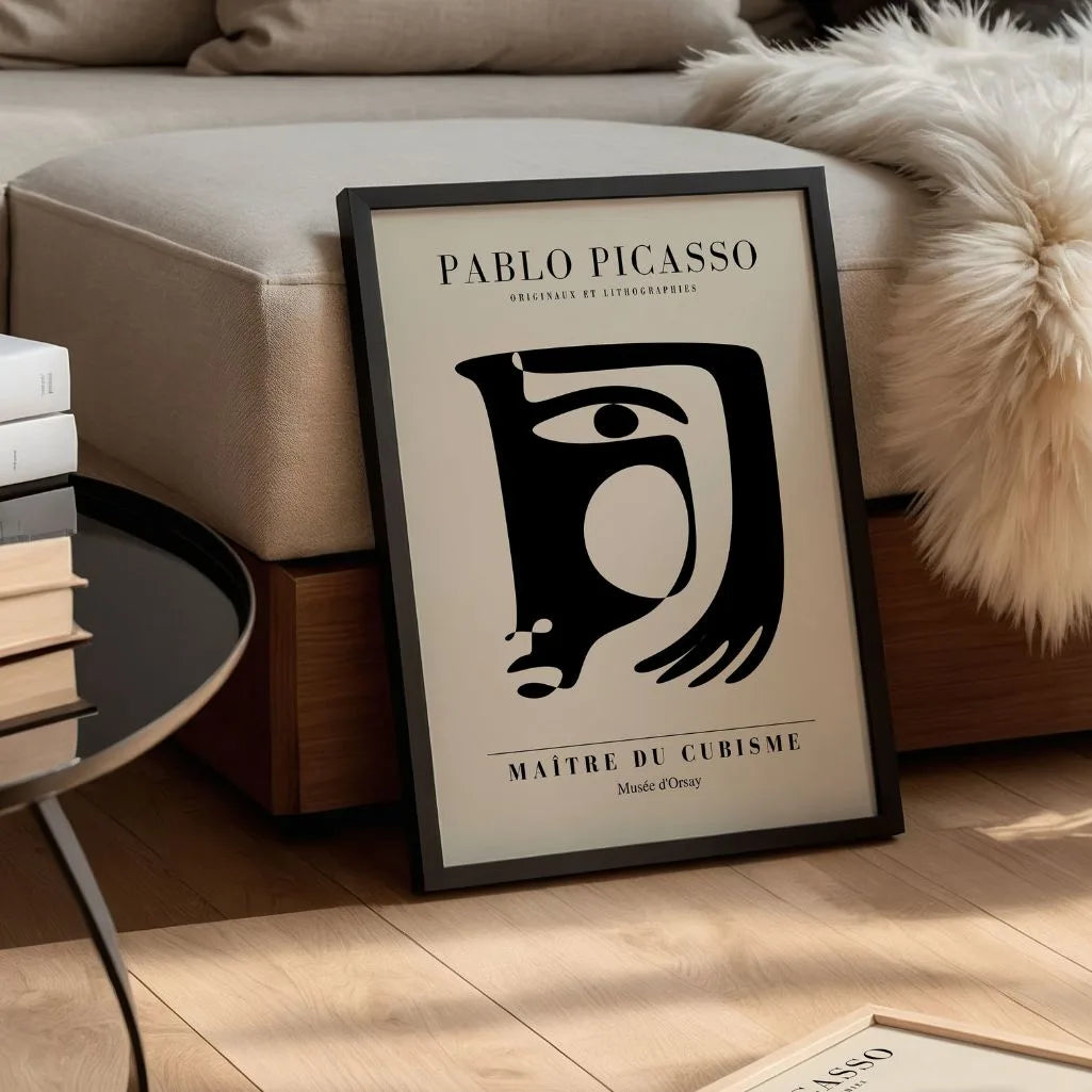 Póster inspirado en Pablo Picasso – Ojo de la abstracción