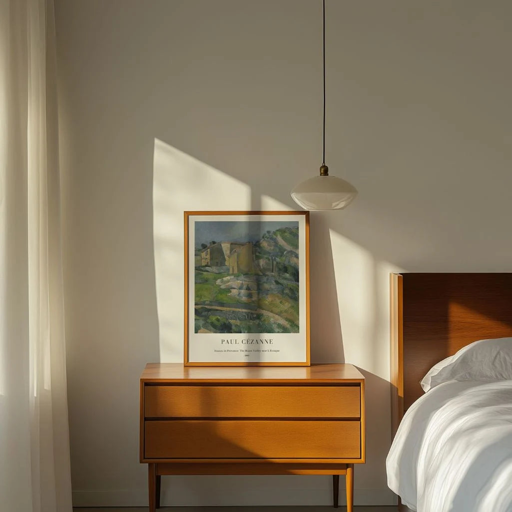Paul Cézanne – Casas en Provenza Póster