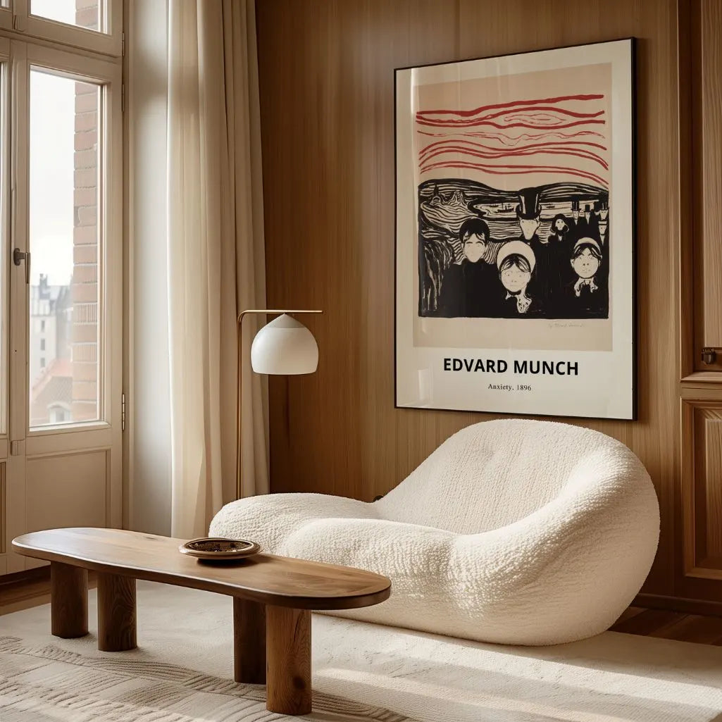 Póster Edvard Munch – Ansiedad