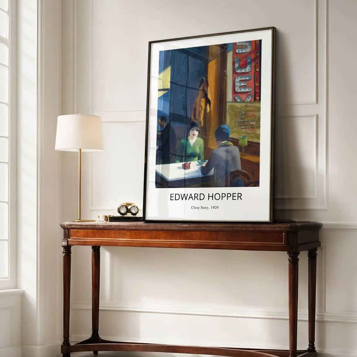 Póster Edward Hopper – Chop Suey