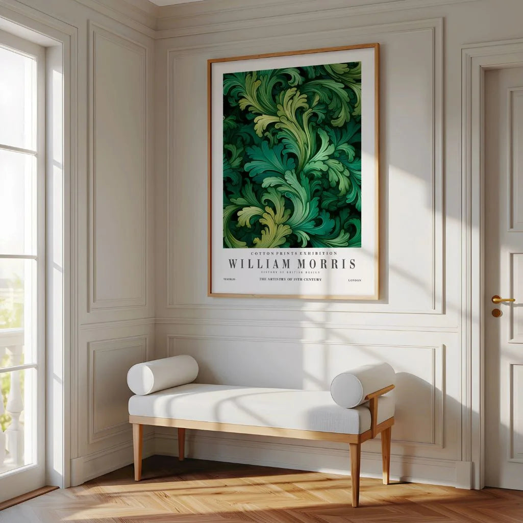 Póster – Ornamento Botánico Verde