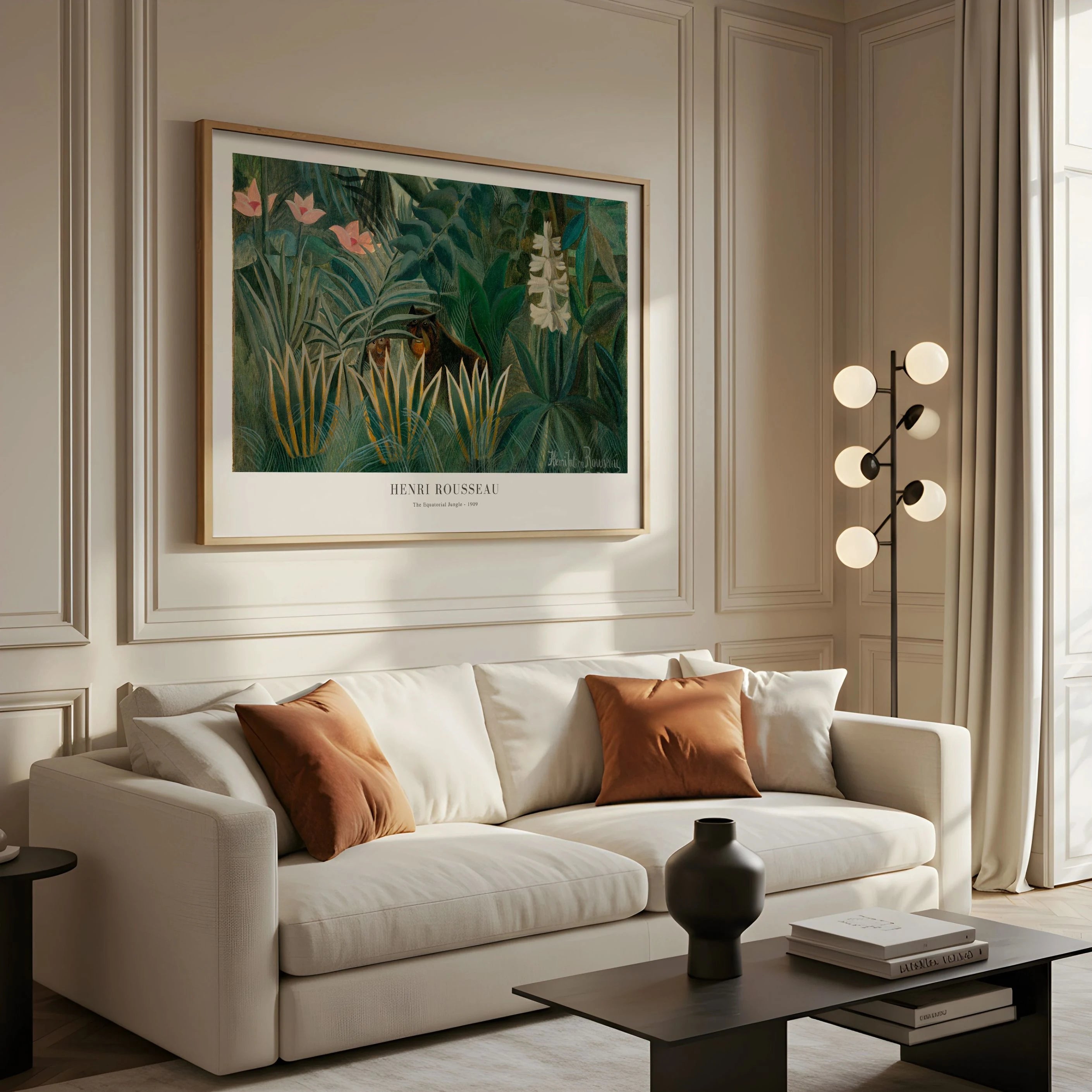 Henri Rousseau – La jungla ecuatorial Póster