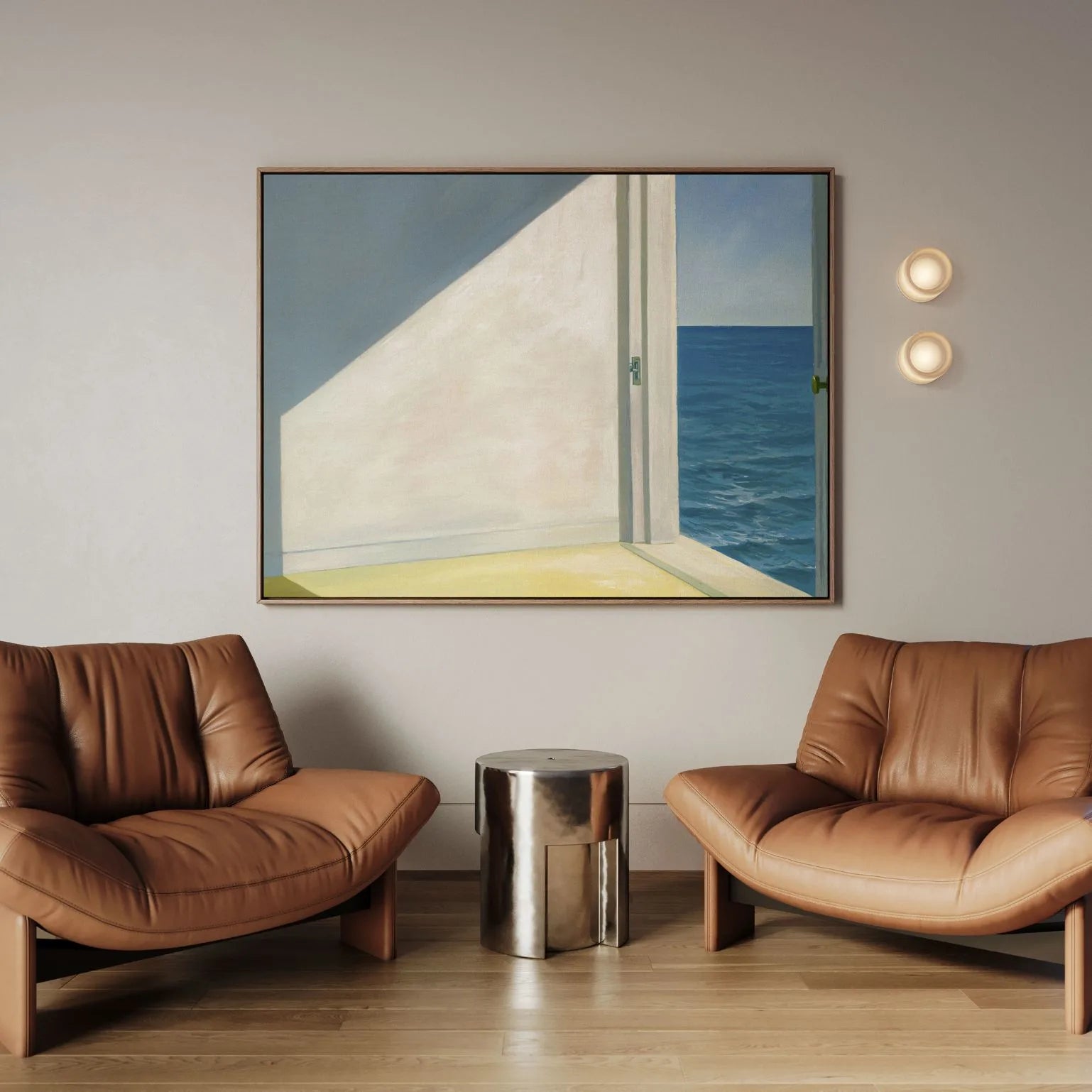 Lienzo enmarcado Habitaciones junto al mar