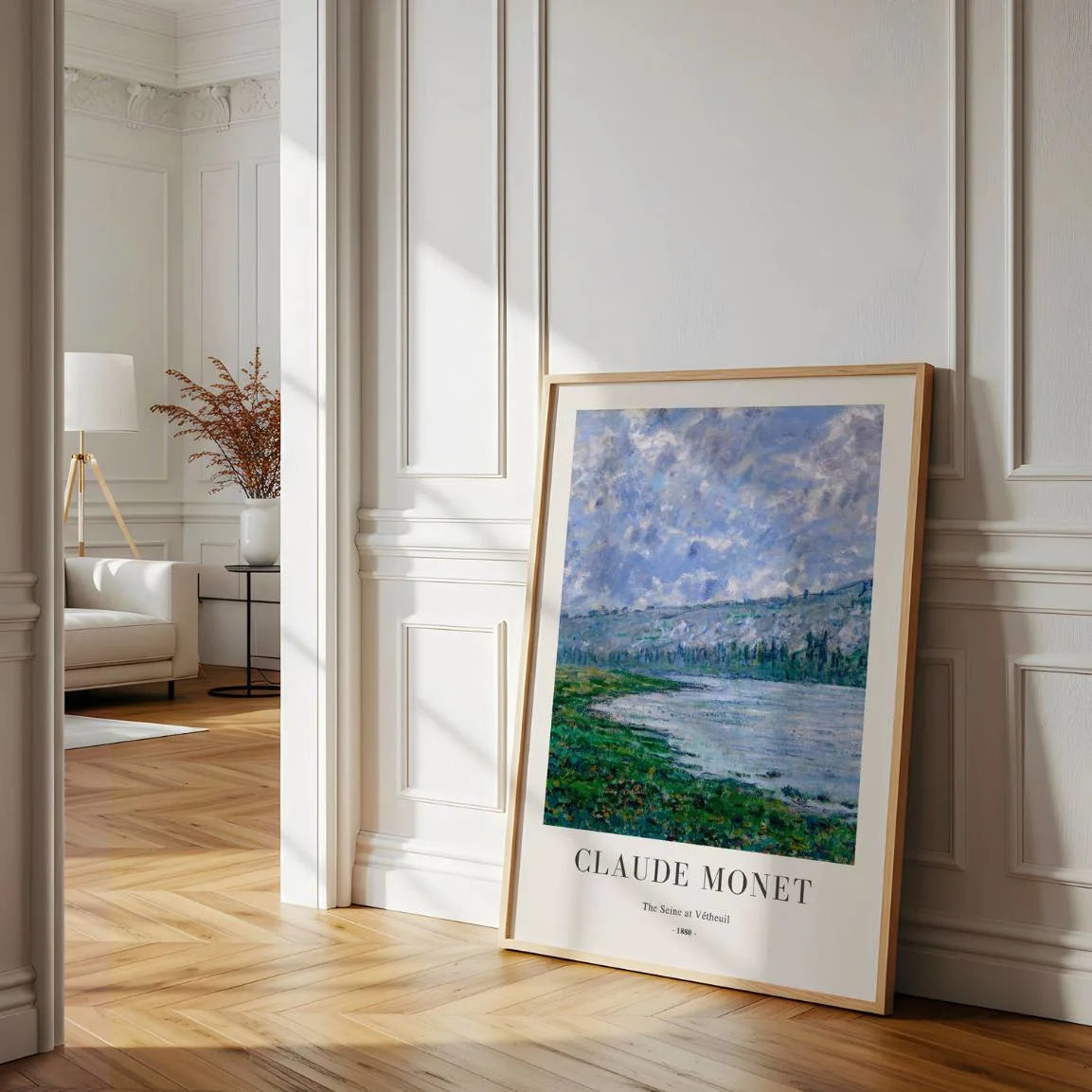 Póster Claude Monet – El Sena en Vétheuil
