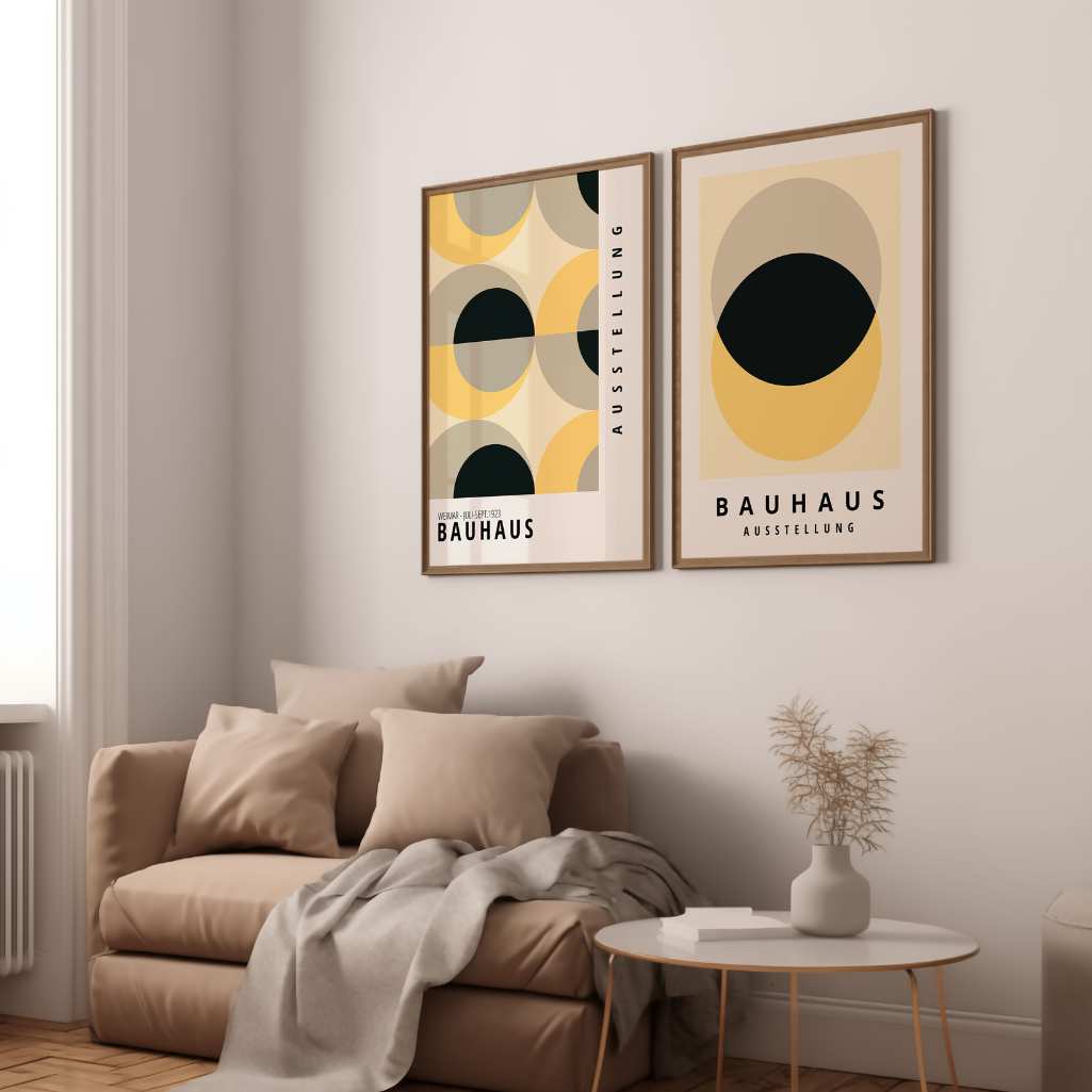 Bauhaus Amarillo – Set de 2 pósteres