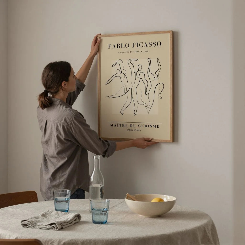 Póster inspirado en Pablo Picasso – Danza de formas