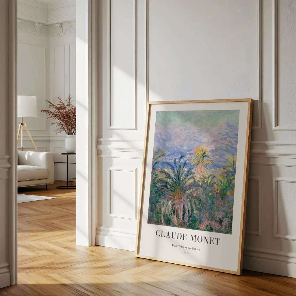Claude Monet – Palmeras en Bordighera Póster