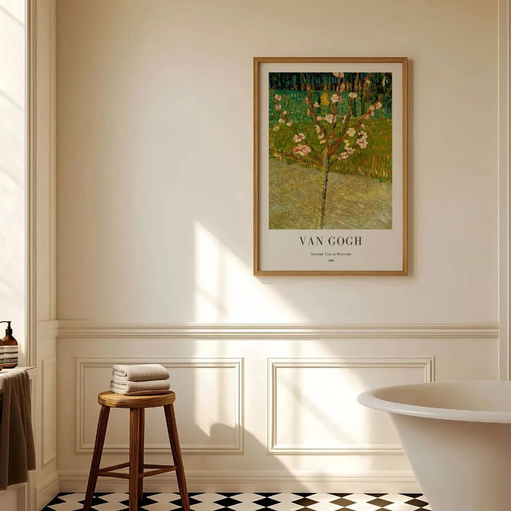 Póster Vincent van Gogh – Almendro en flor