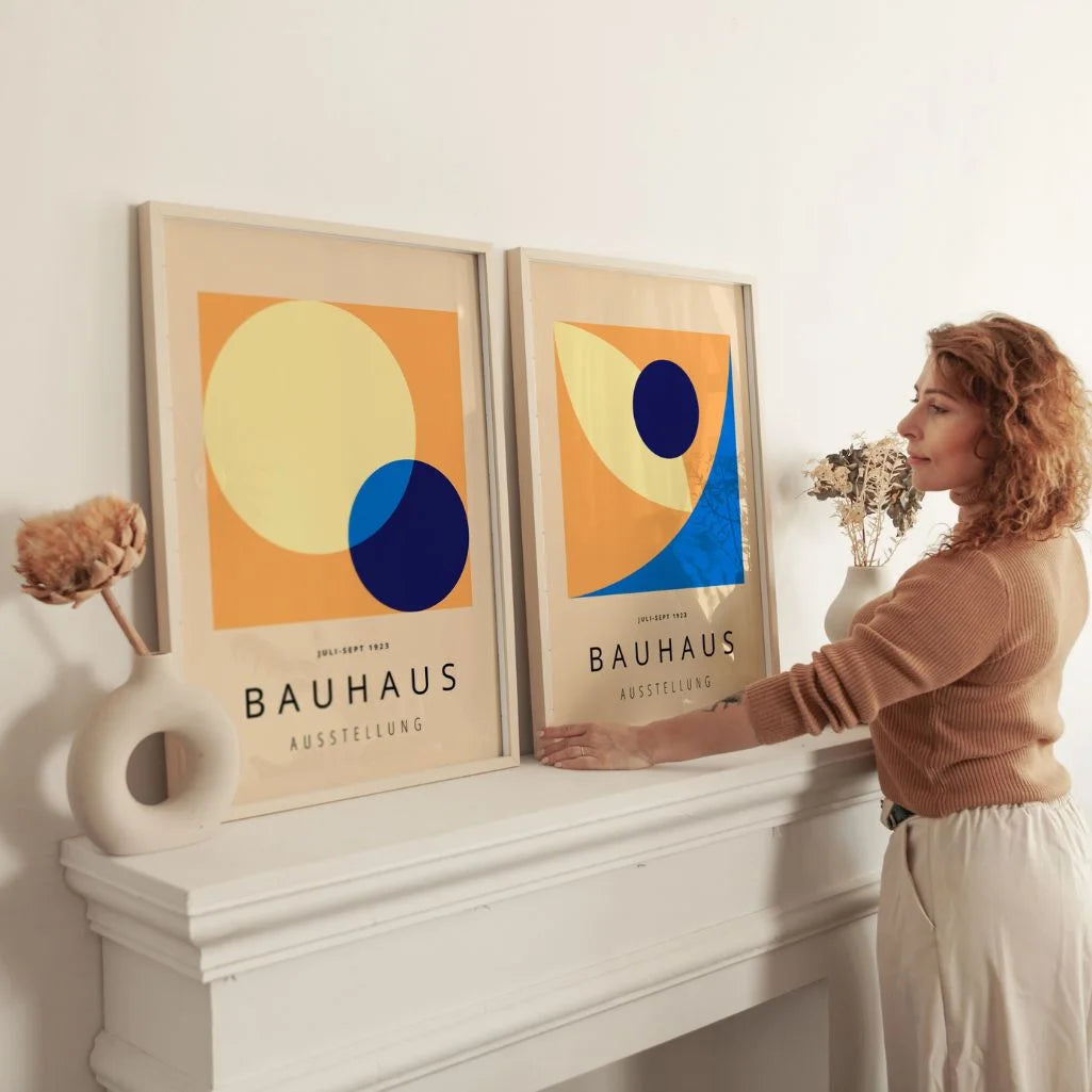 Círculos Bauhaus – Set de 2 pósteres