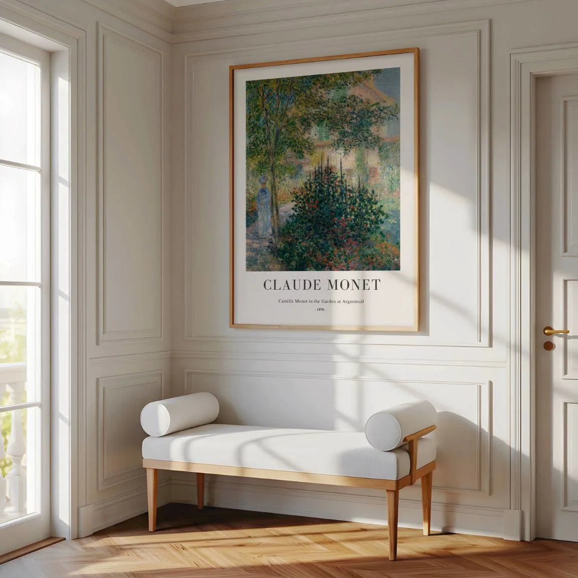 Póster Claude Monet – Camille en el jardín