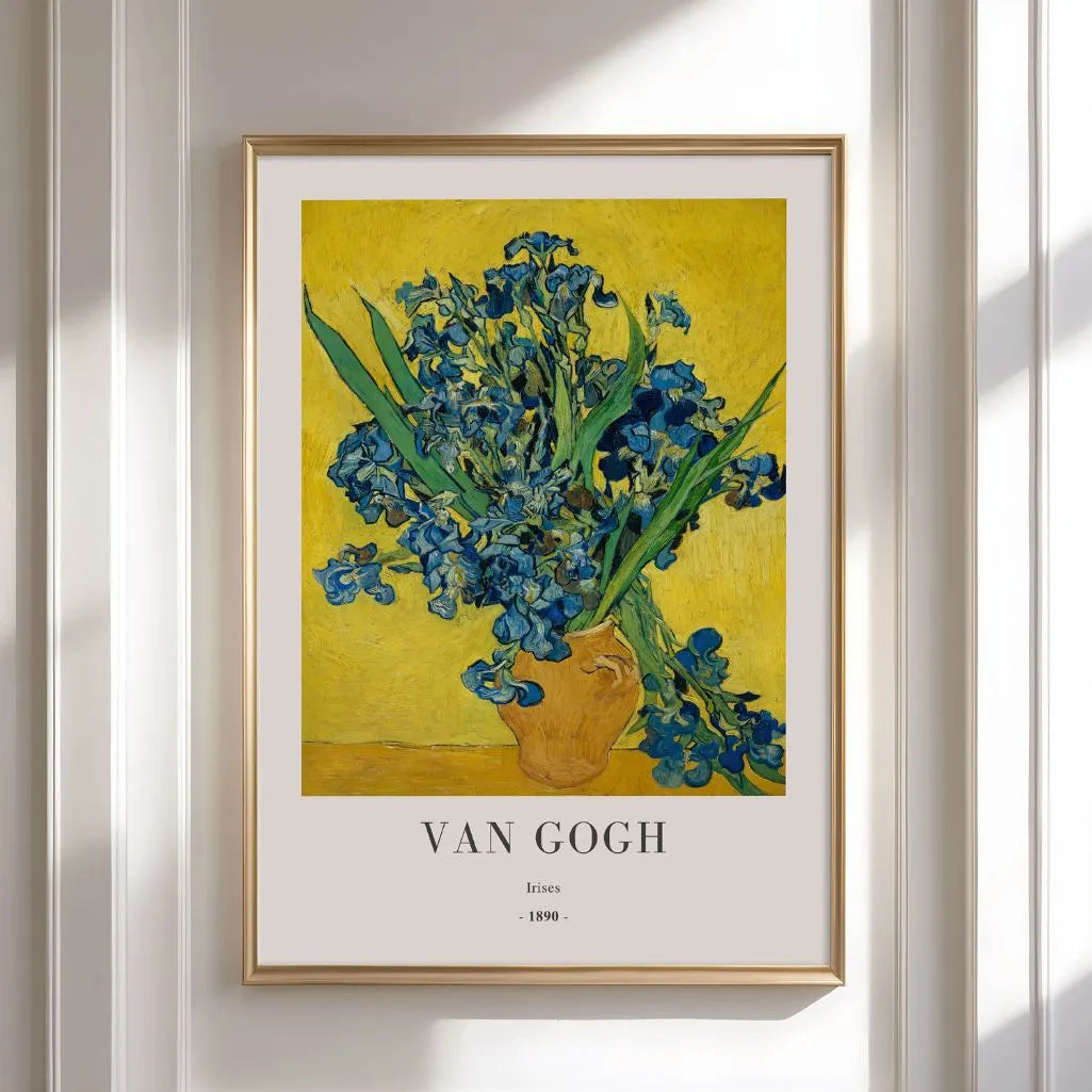 Póster Vincent van Gogh – Lirios