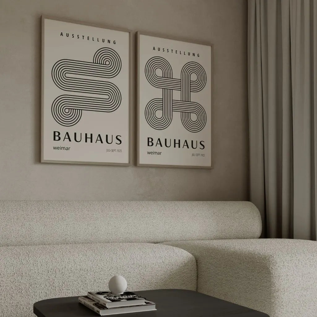 Bauhaus Líneas – Set de 2 pósteres