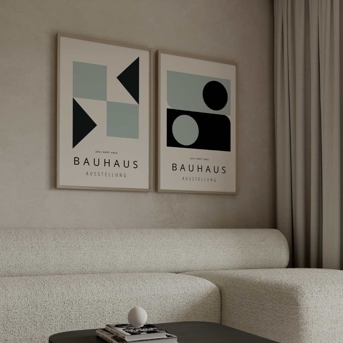 Póster – Geometría Bauhaus Set de 2