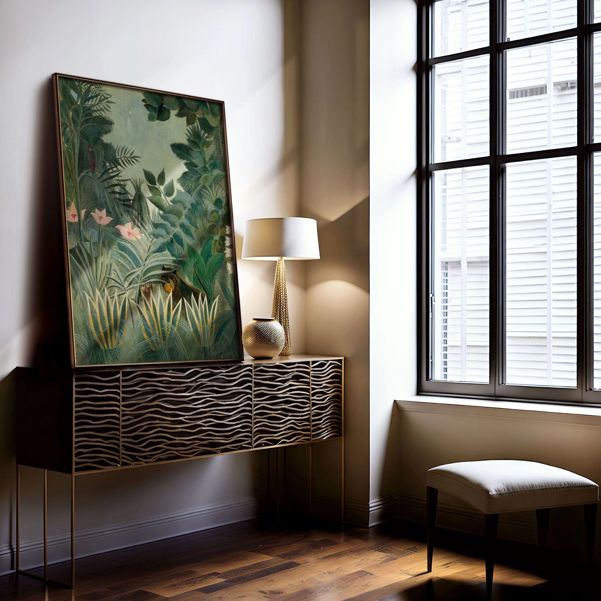 Henri Rousseau – La jungla Póster