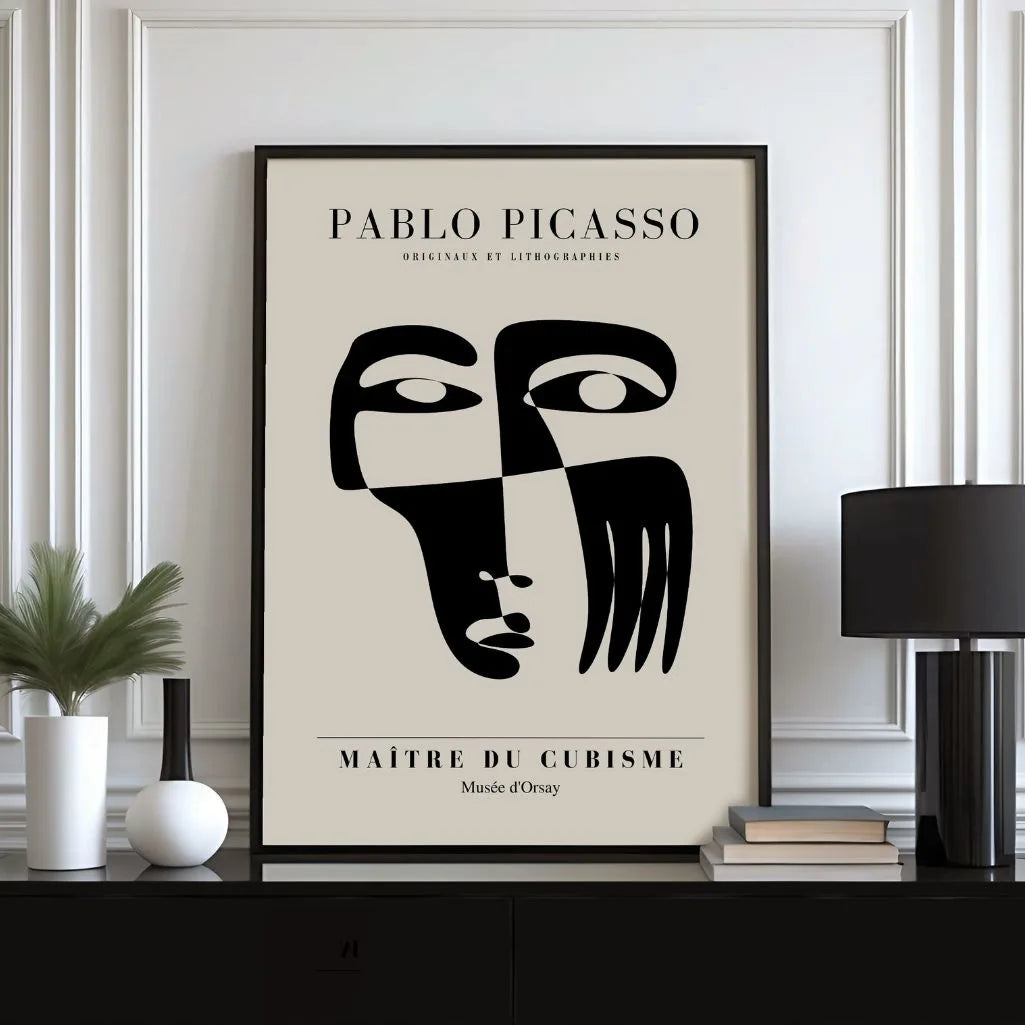 Póster inspirado en Pablo Picasso – Dualidad de la forma