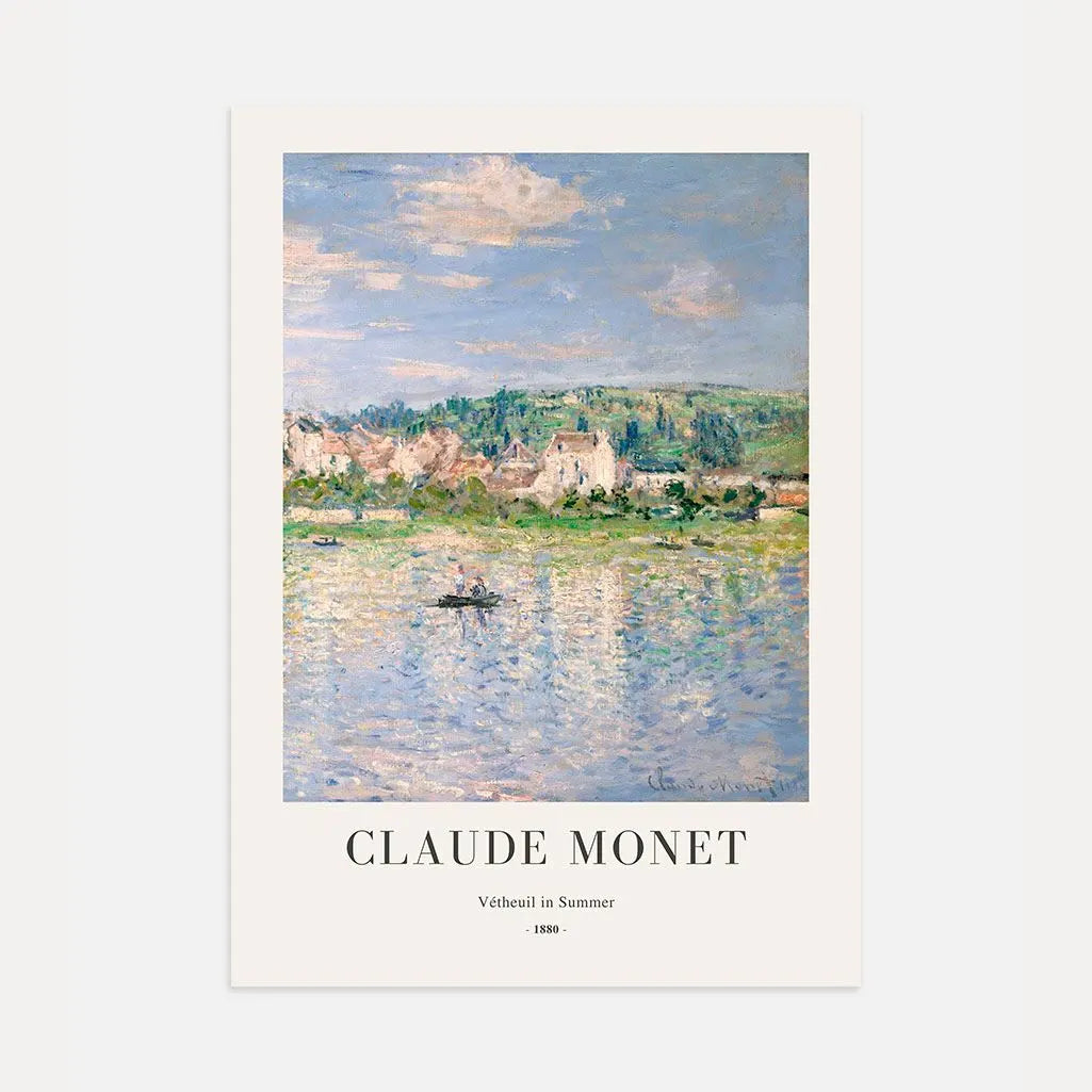 Claude Monet – Vétheuil en verano (1880) Póster