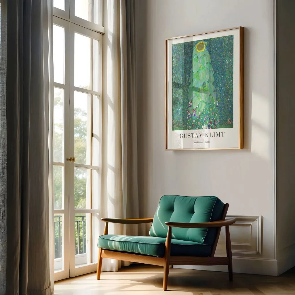 Gustav Klimt – Girasol Póster