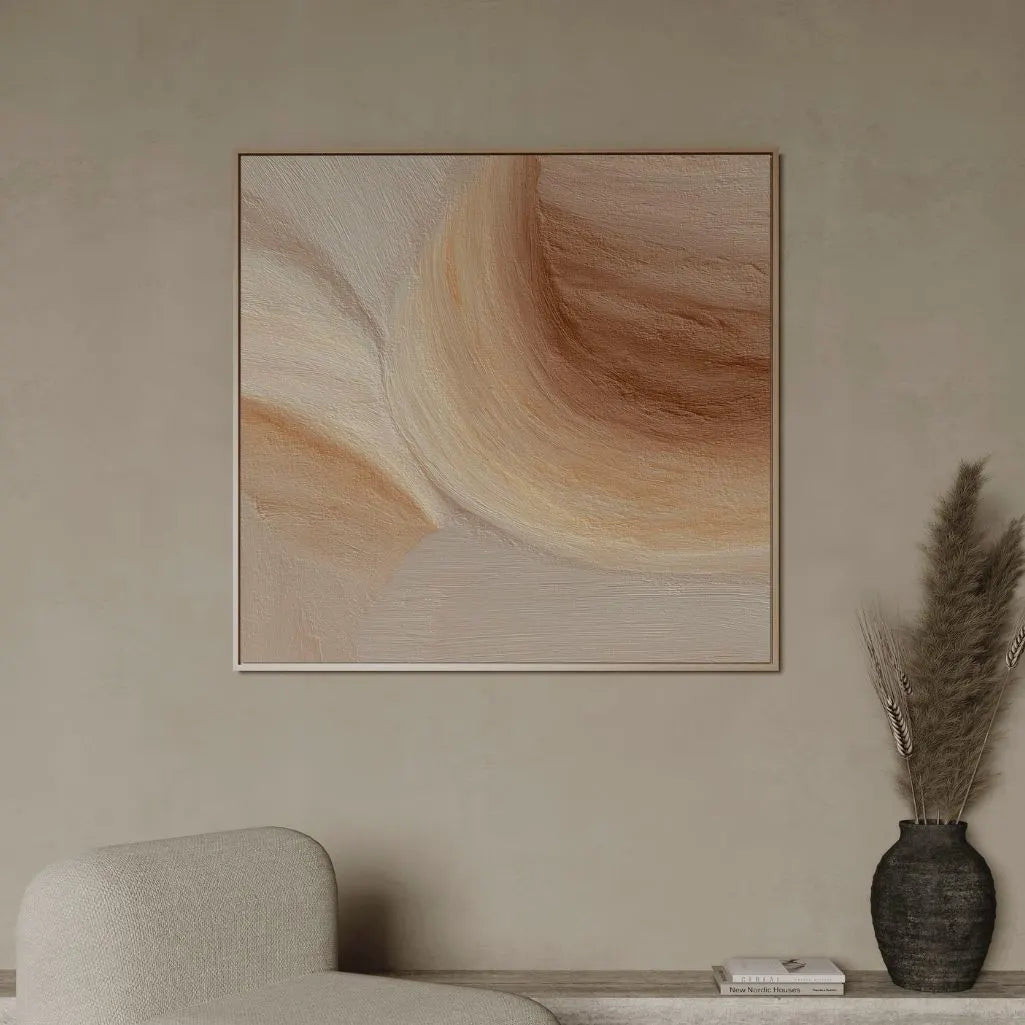 Lienzo enmarcado – Abstracto orgánico