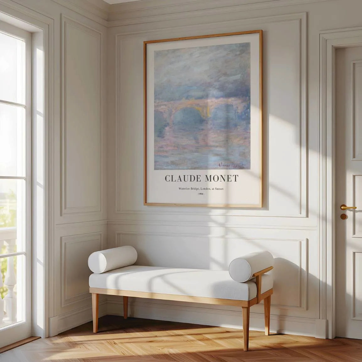 Monet Póster Atardecer