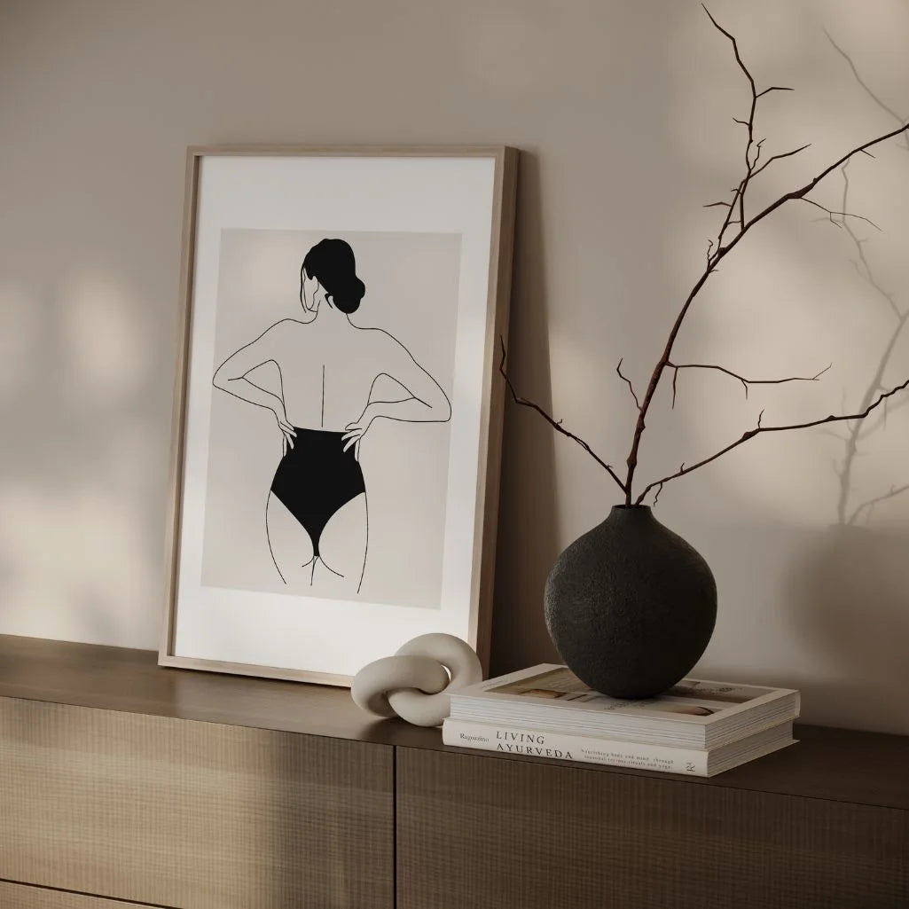Póster – Espalda femenina