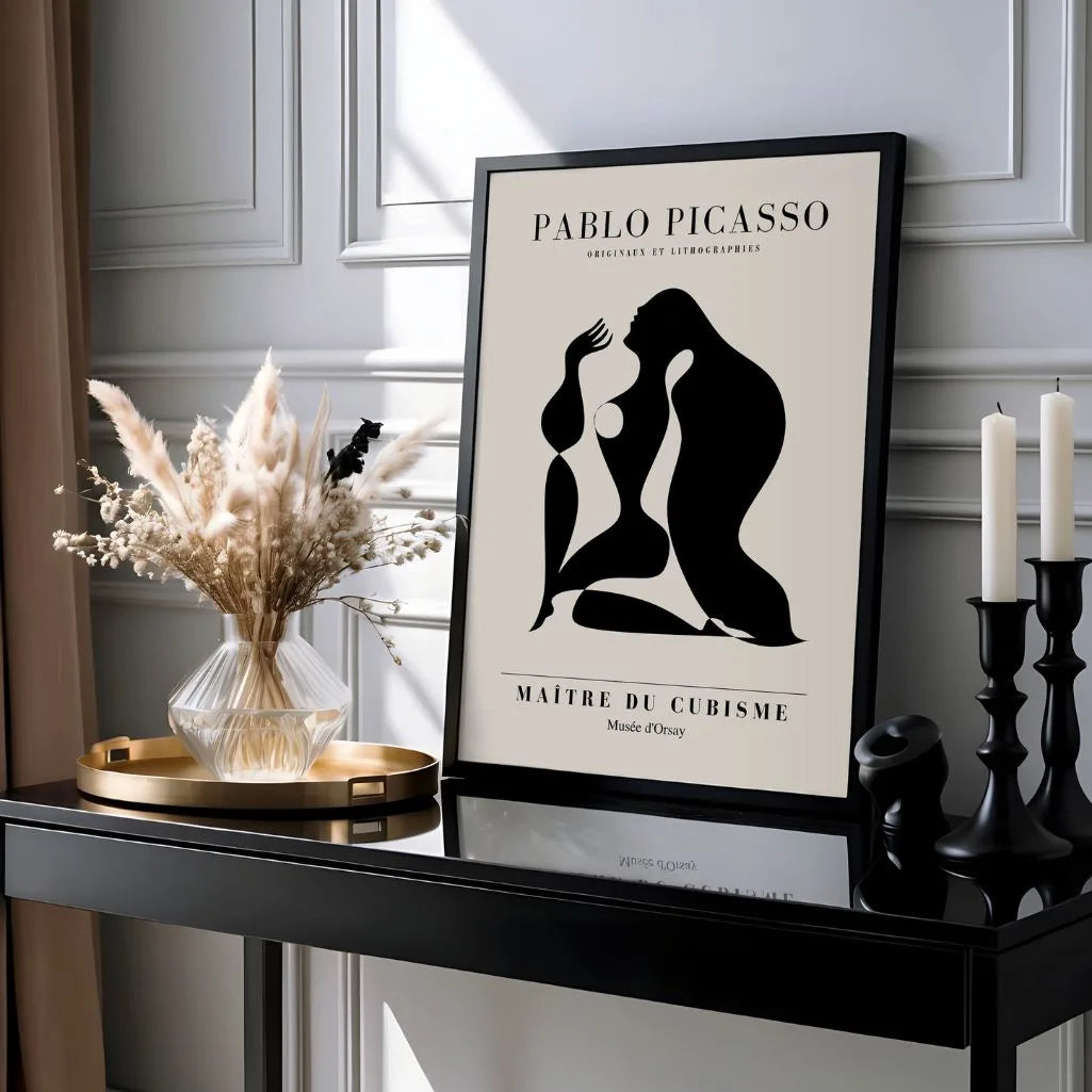 Póster inspirado en Pablo Picasso – Forma negra