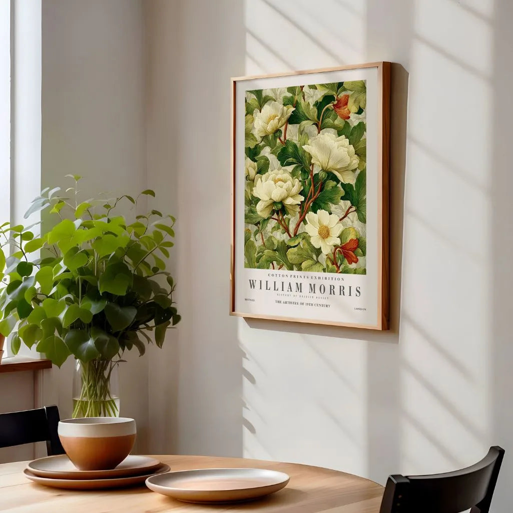 Póster – Flores Crema
