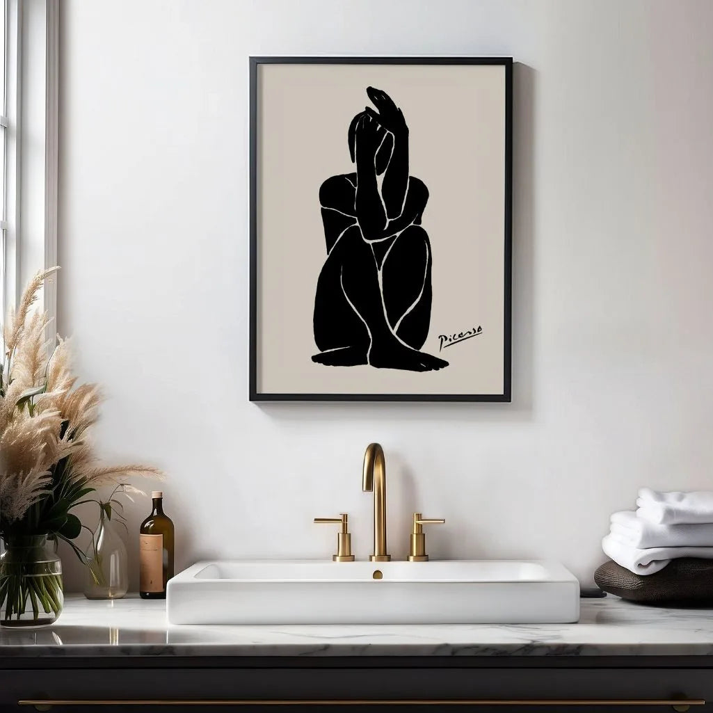 Póster inspirado en Pablo Picasso – Silencio de la forma