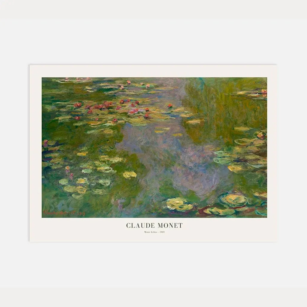 Claude Monet – Nenúfares Póster