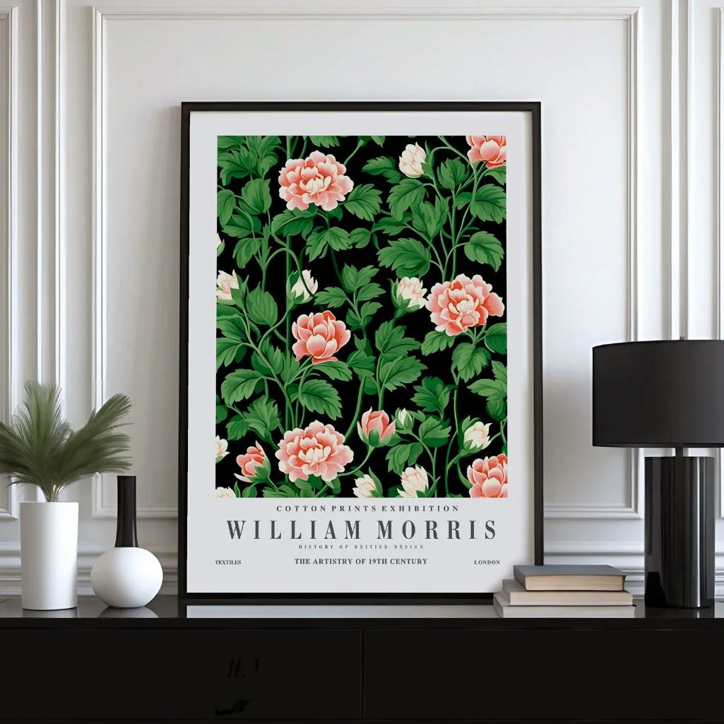 Póster – Flores Rosadas
