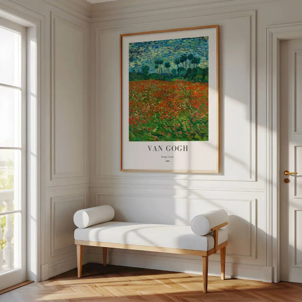 Póster Vincent van Gogh – Campo de amapolas