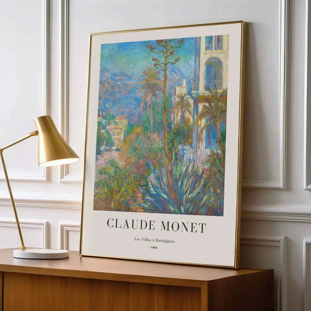 Claude Monet – Las villas en Bordighera Póster
