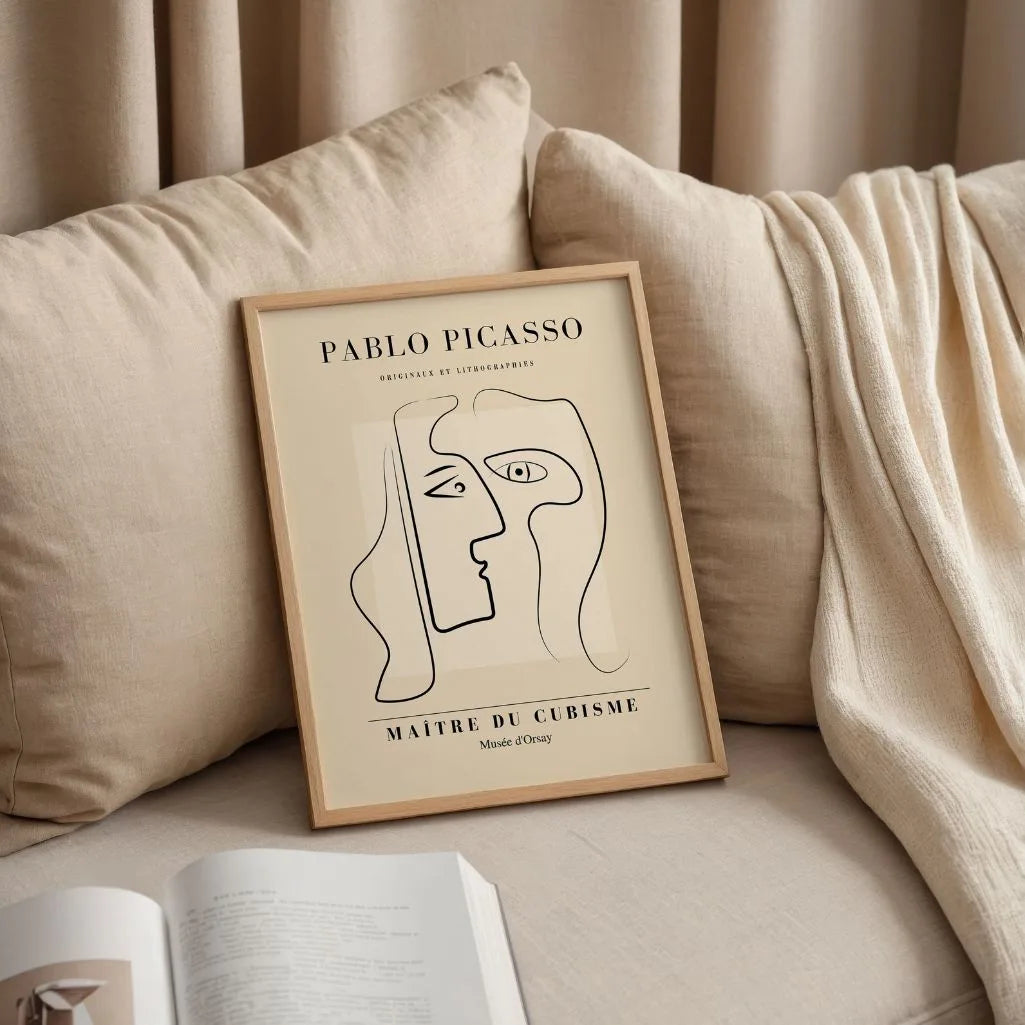 Póster inspirado en Pablo Picasso – Diálogo del alma