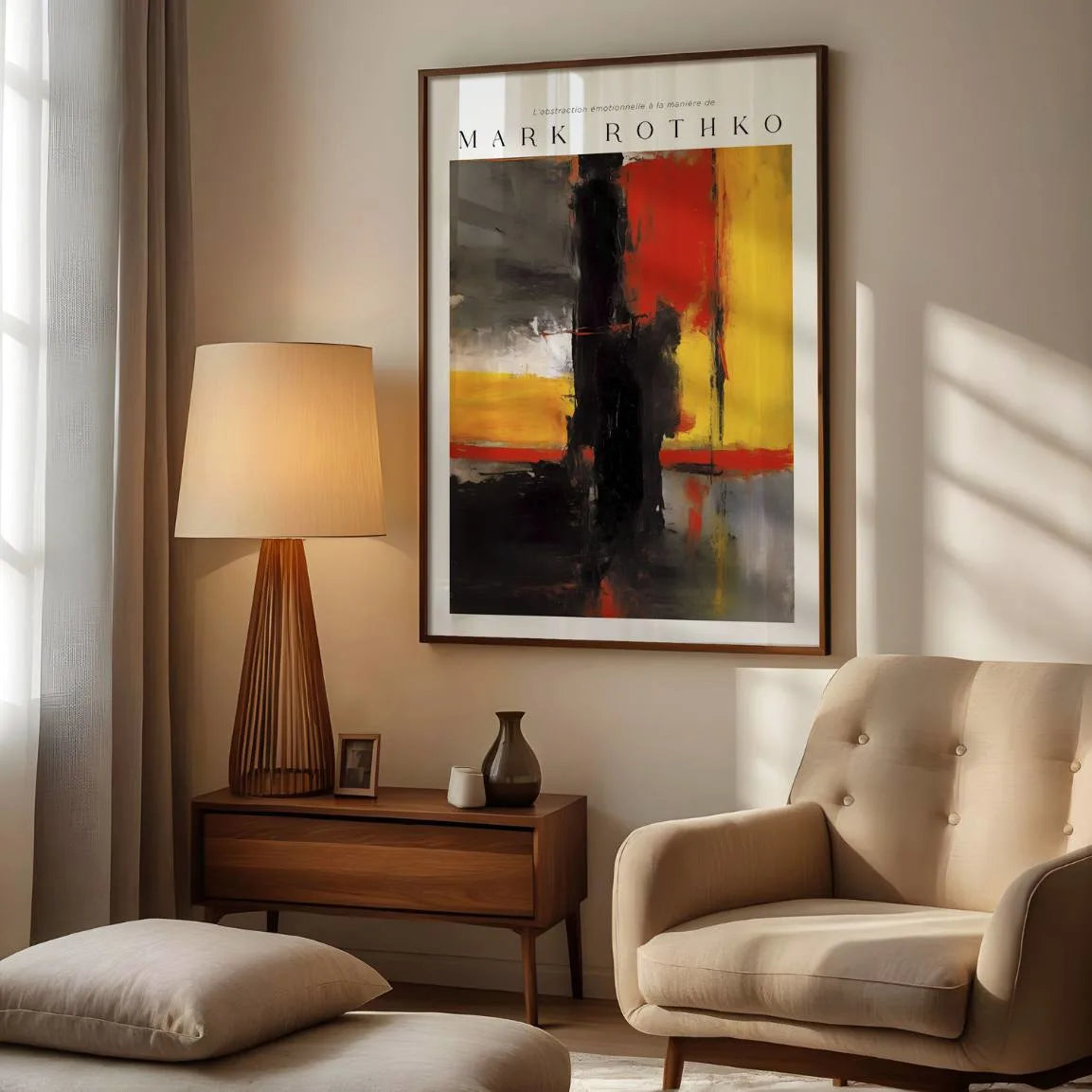 Rothko Póster Ardiente