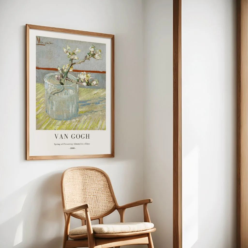 Póster Vincent van Gogh – Almendro en flor en un vaso