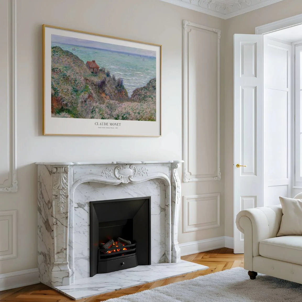 Póster Claude Monet – Cabaña de los aduaneros