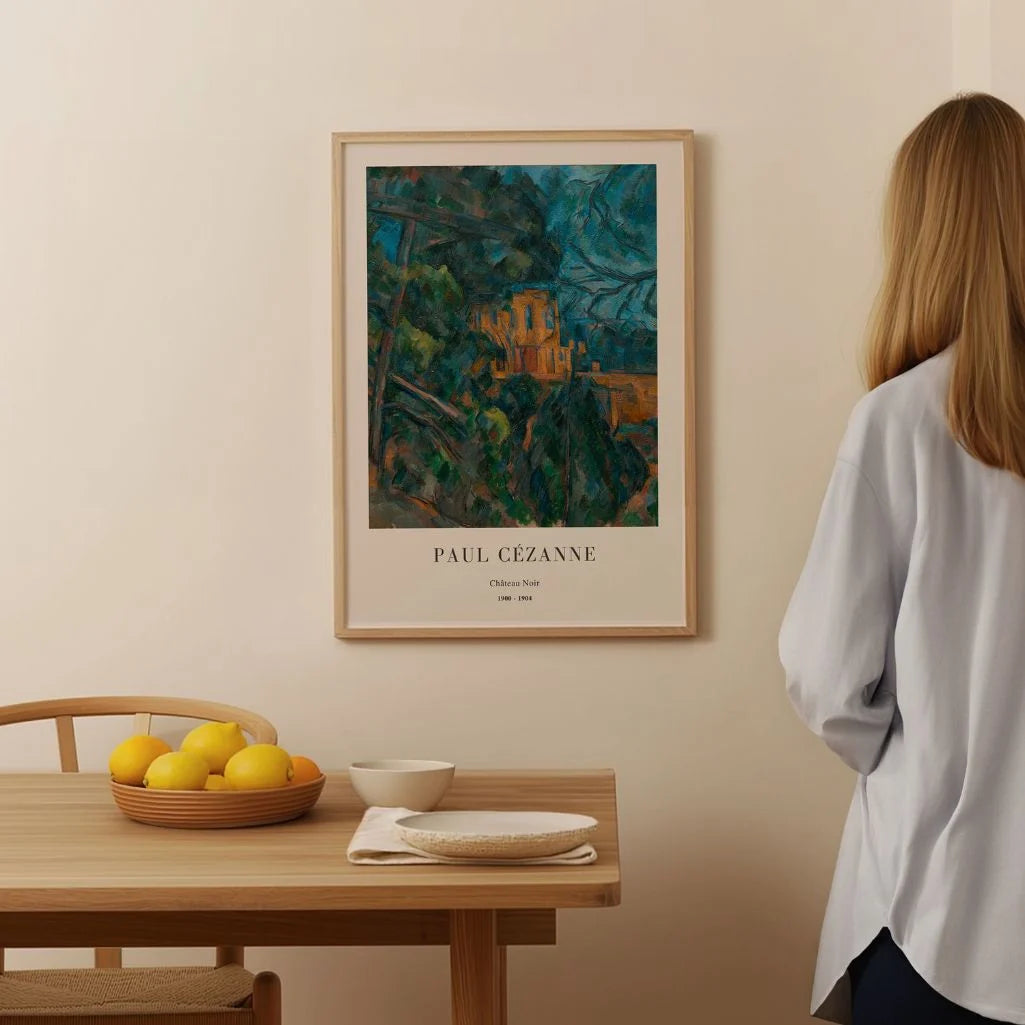 Paul Cézanne – Castillo Negro Póster