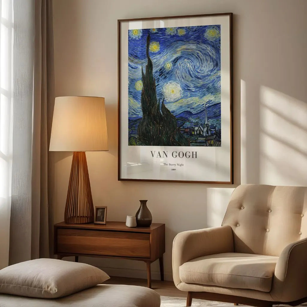 Póster Vincent van Gogh – La noche estrellada