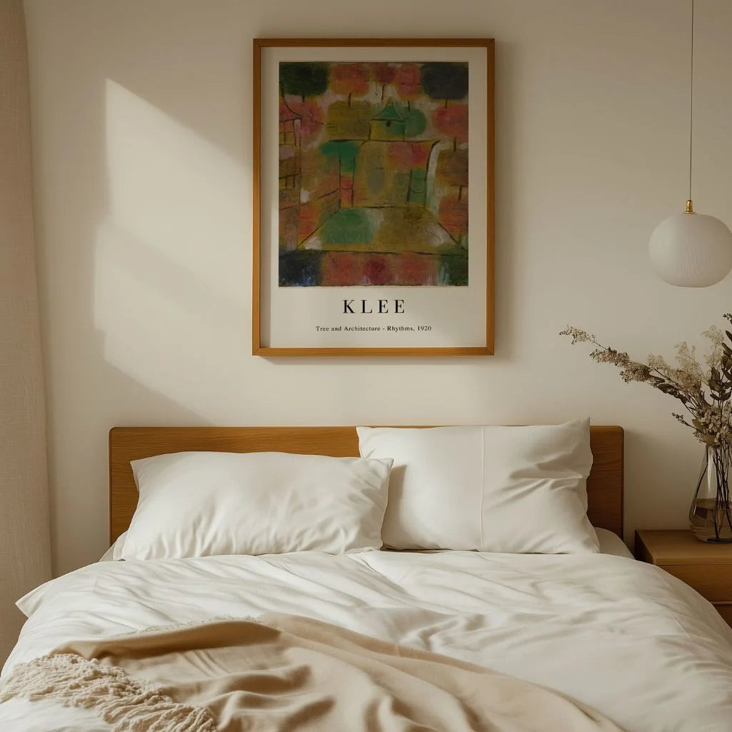 Paul Klee Póster – Árbol y ritmos arquitectónicos