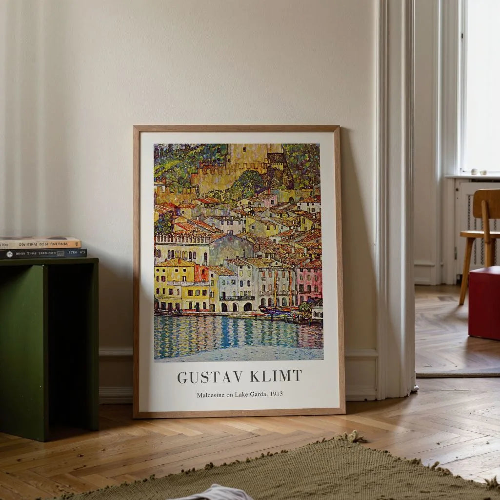 Gustav Klimt – Malcesine en el lago de Garda Póster