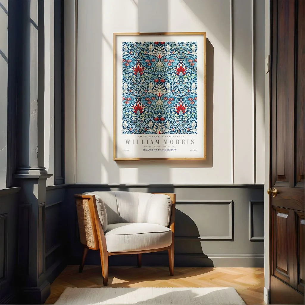 Póster – Jardín azul