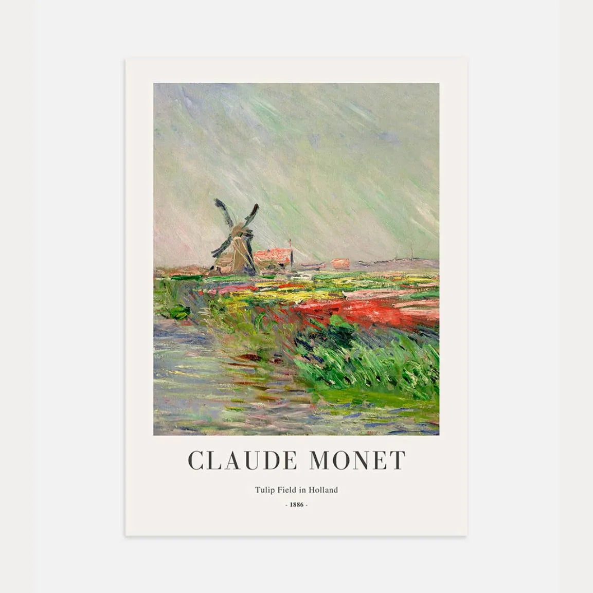 Monet Póster Tulipanes