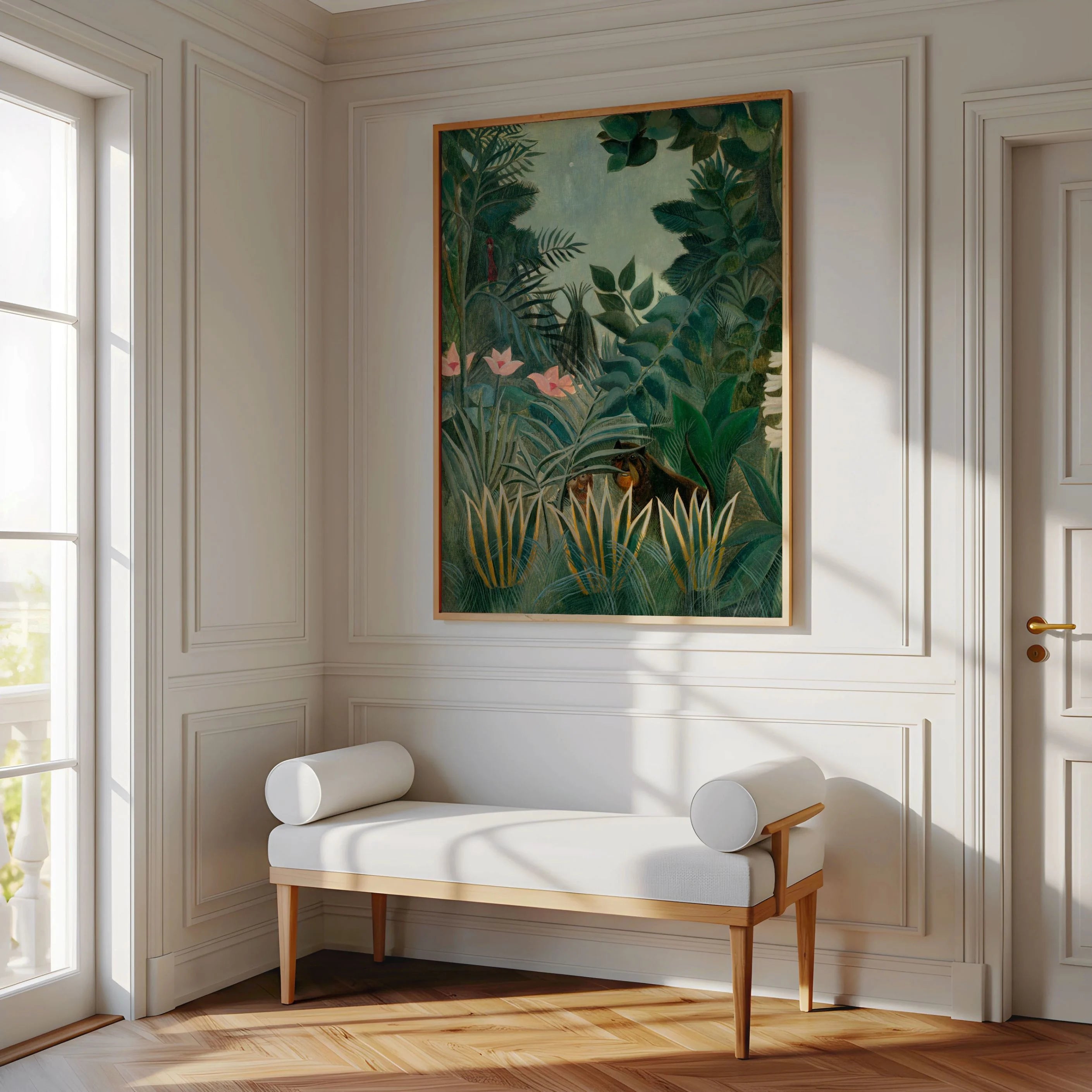 Henri Rousseau – La jungla Póster