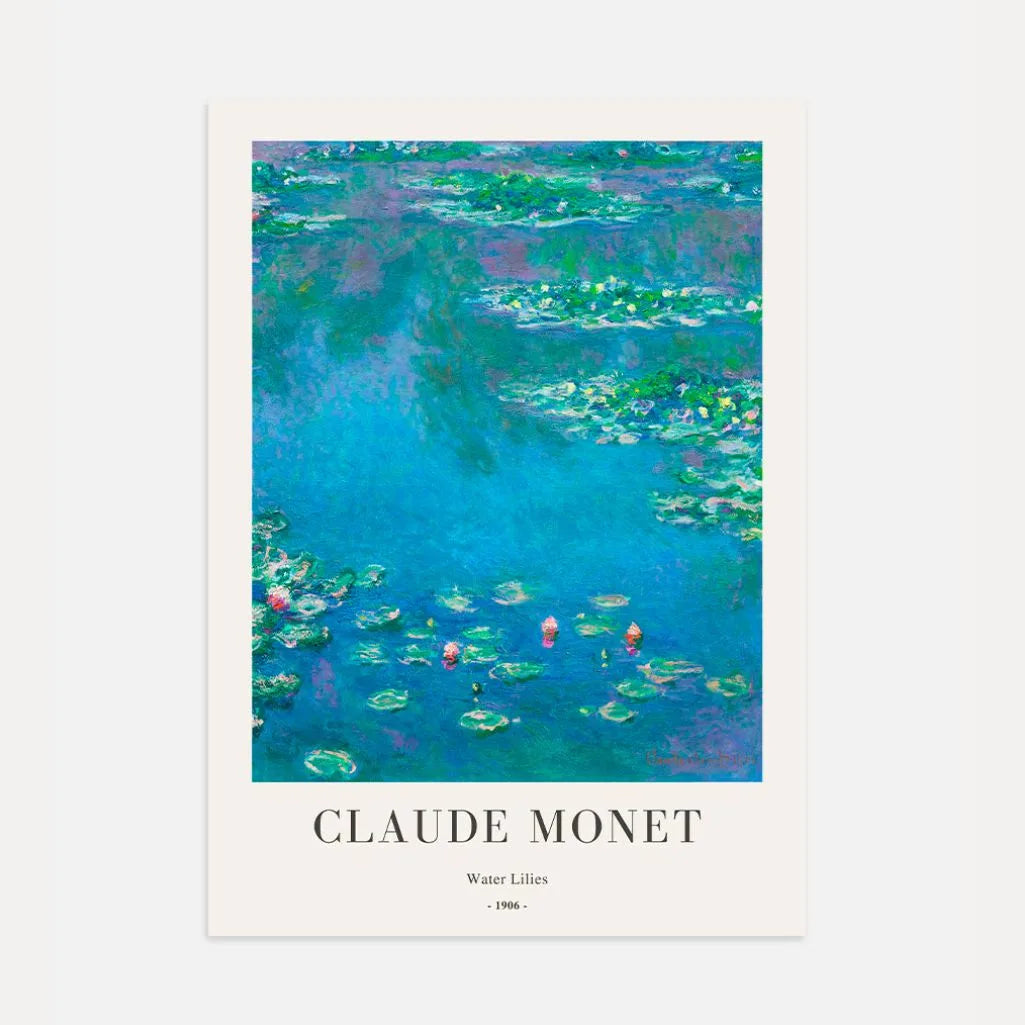 Póster Claude Monet – Nenúfares