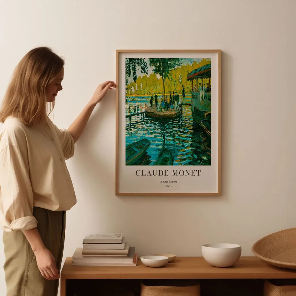 Claude Monet – El estanque de las ranas Póster