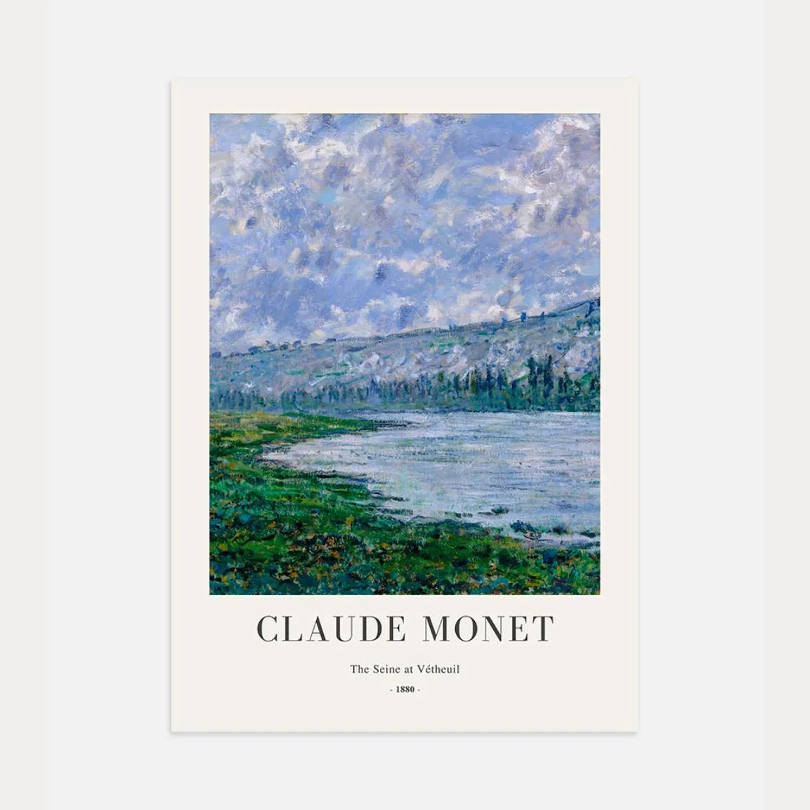 Póster Claude Monet – El Sena en Vétheuil