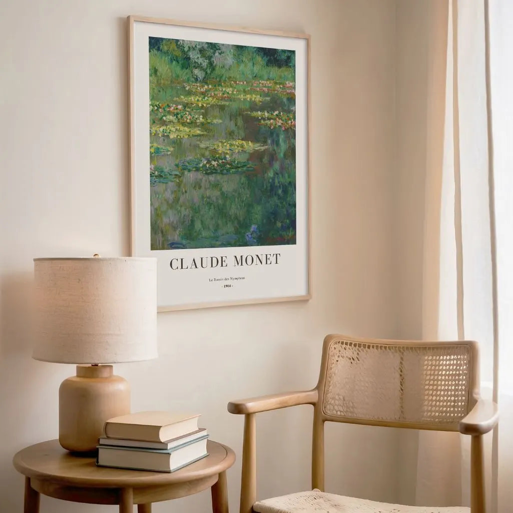 Claude Monet – El estanque de nenúfares Póster