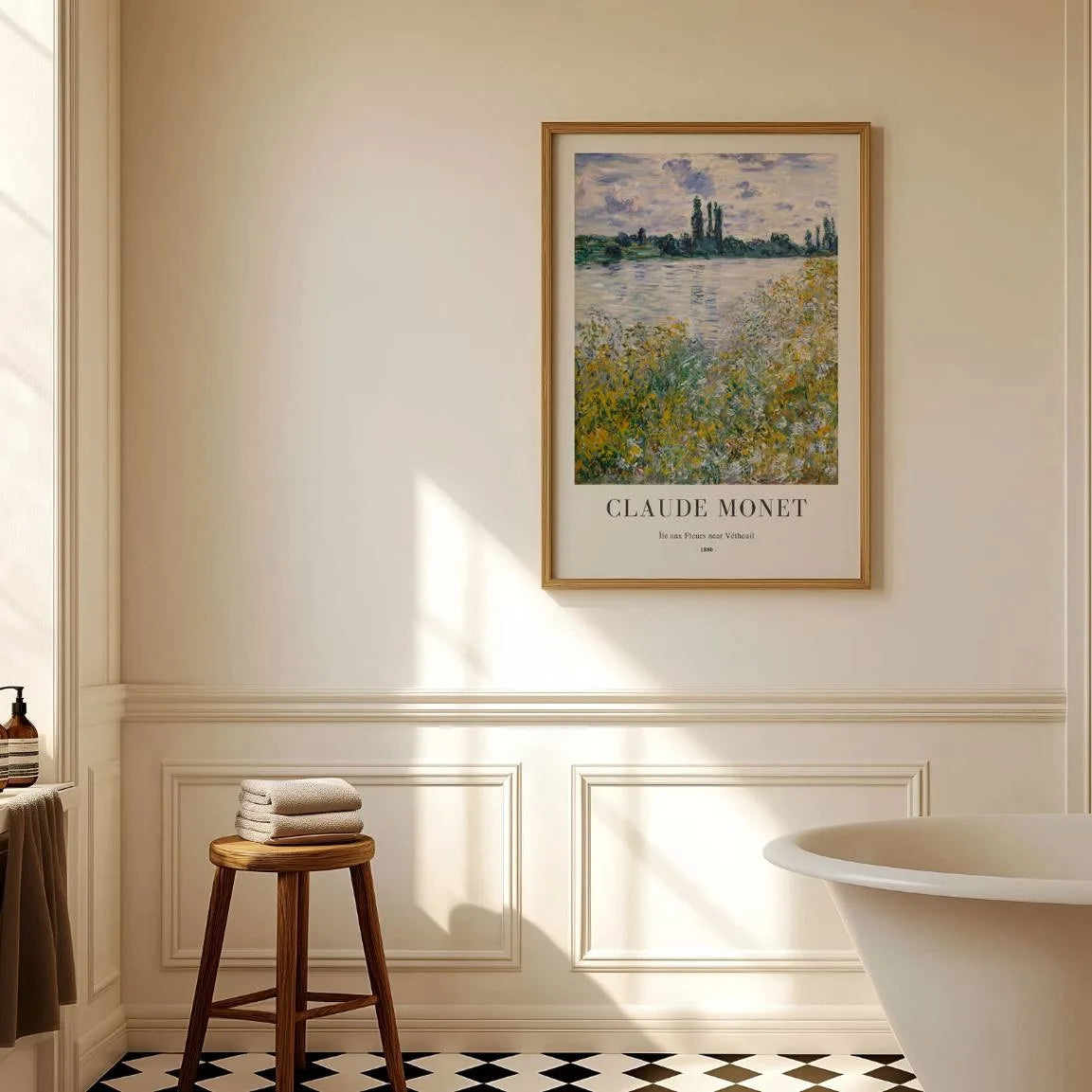 Monet Póster Ribera