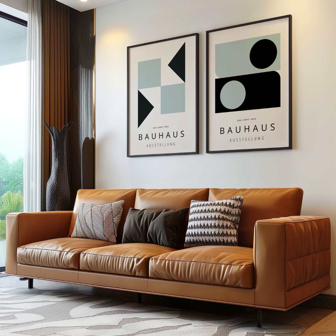Póster – Geometría Bauhaus Set de 2