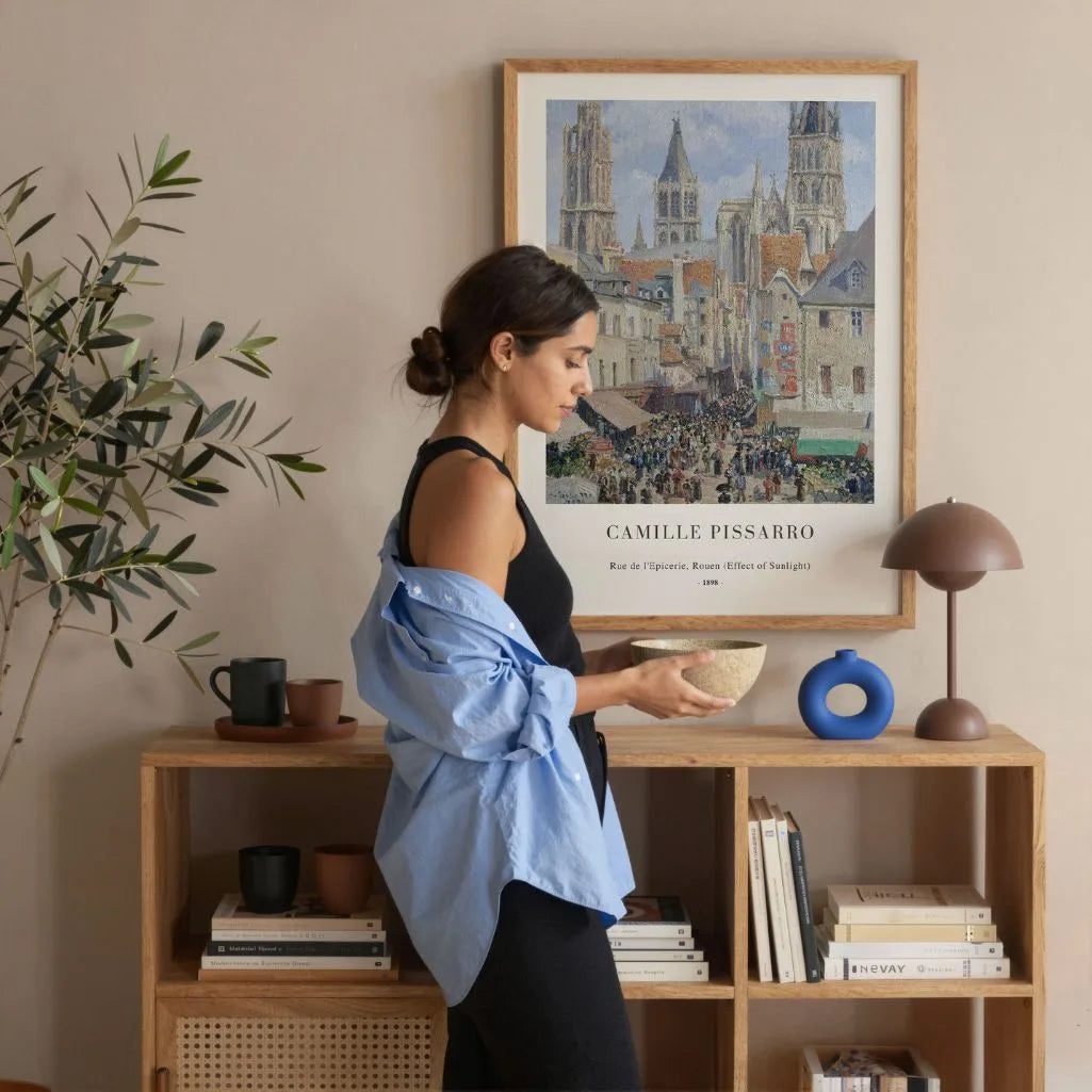 Camille Pissarro Rue de l’Épicerie Rouen Poster
